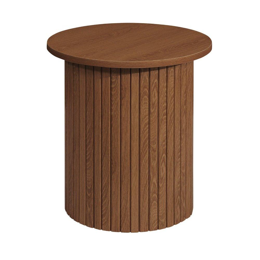 Brown - Birlea - Axel Fluted Side Table - 6