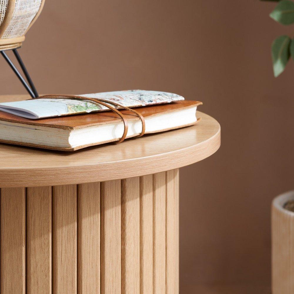 Nude - Birlea - Axel Fluted Side Table - 3