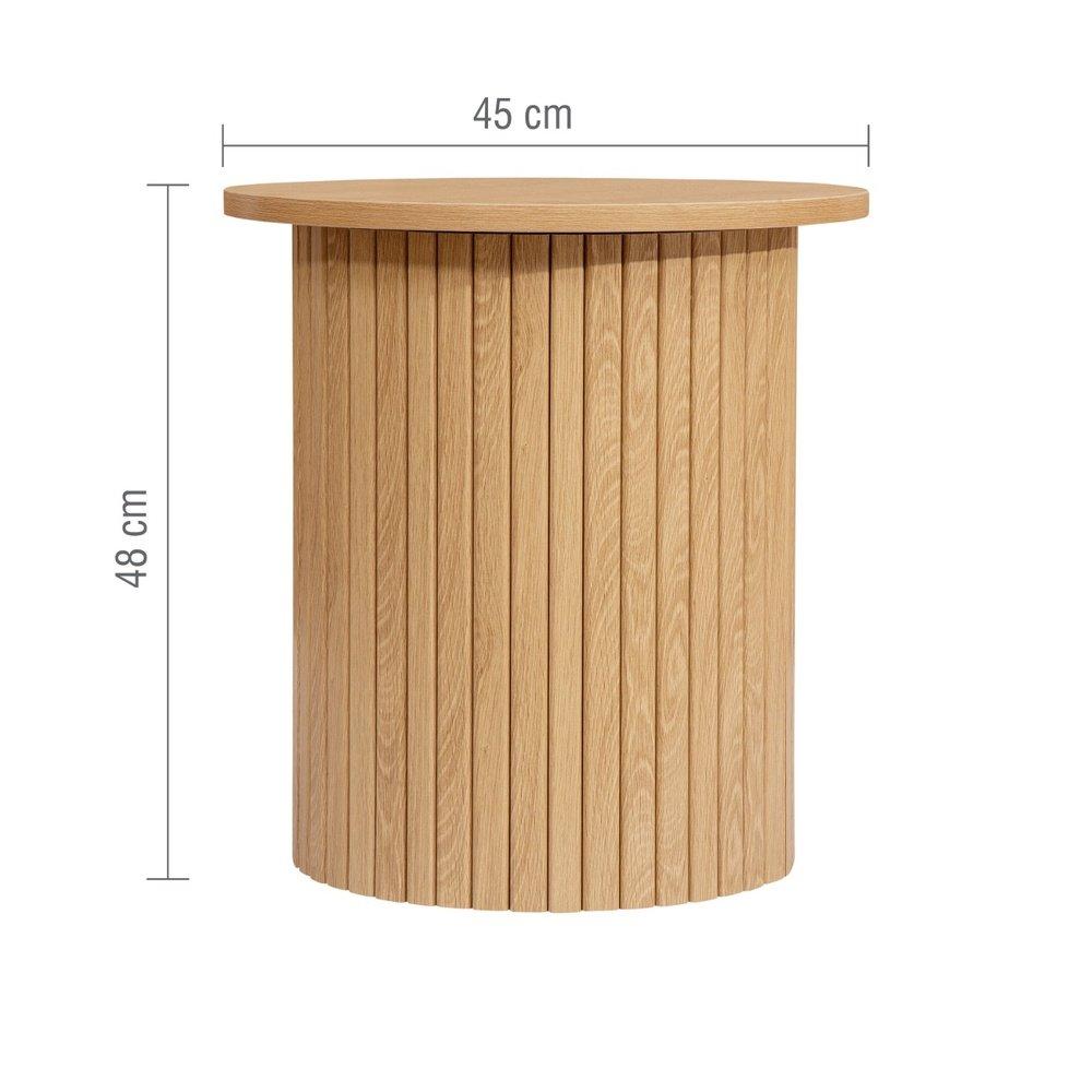 Nude - Birlea - Axel Fluted Side Table - 10