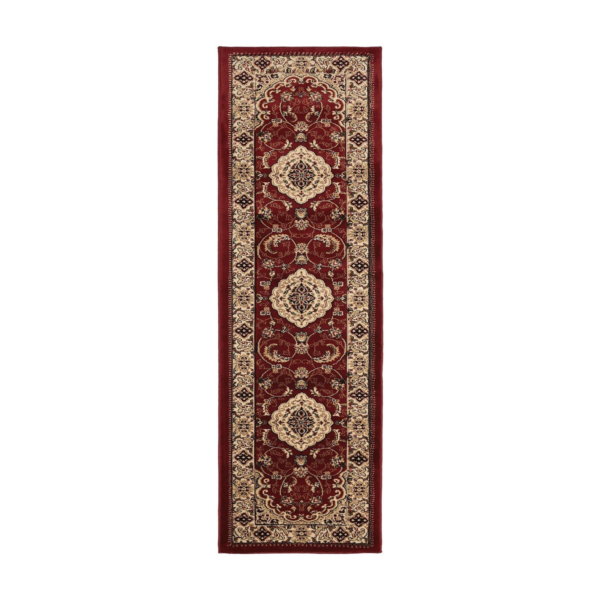 Red - Homemaker - Victoria Traditional Runner Red - 2