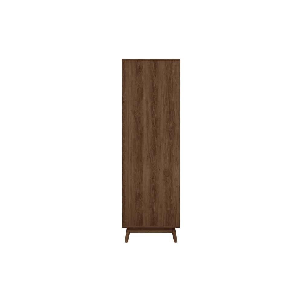Brown - Birlea - Herringford 3 Door  Wardrobe With Mirror - 9