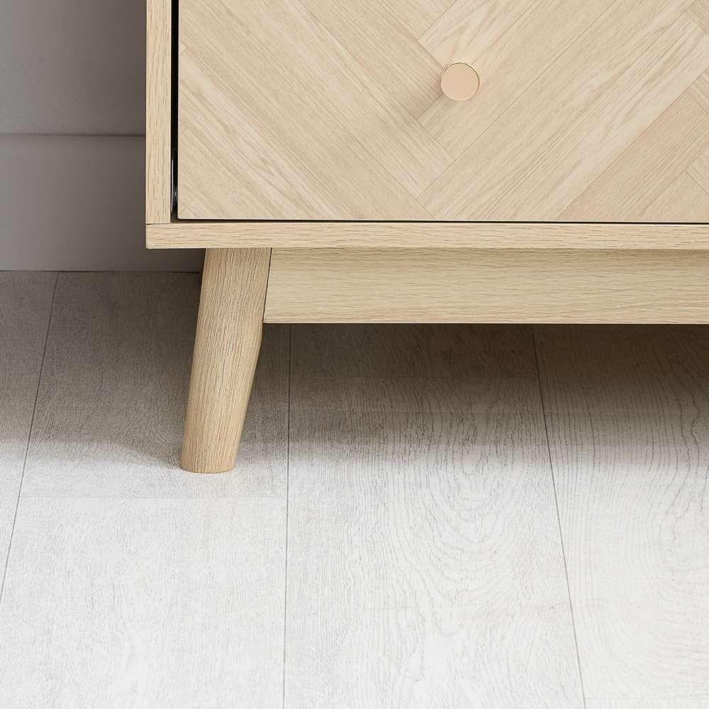 Nude - Birlea - Herringford 3 Door  Wardrobe With Mirror - 4