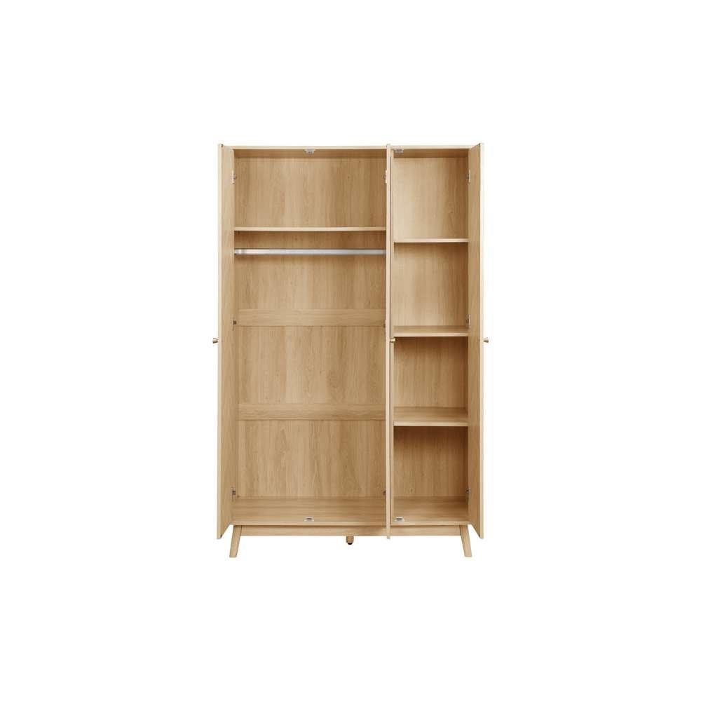 Nude - Birlea - Herringford 3 Door  Wardrobe With Mirror - 8