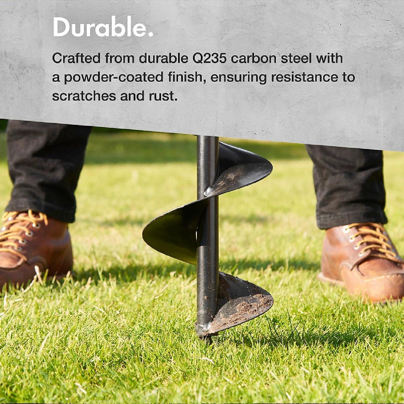 Orange - VonHaus - Fence Post Auger - 3