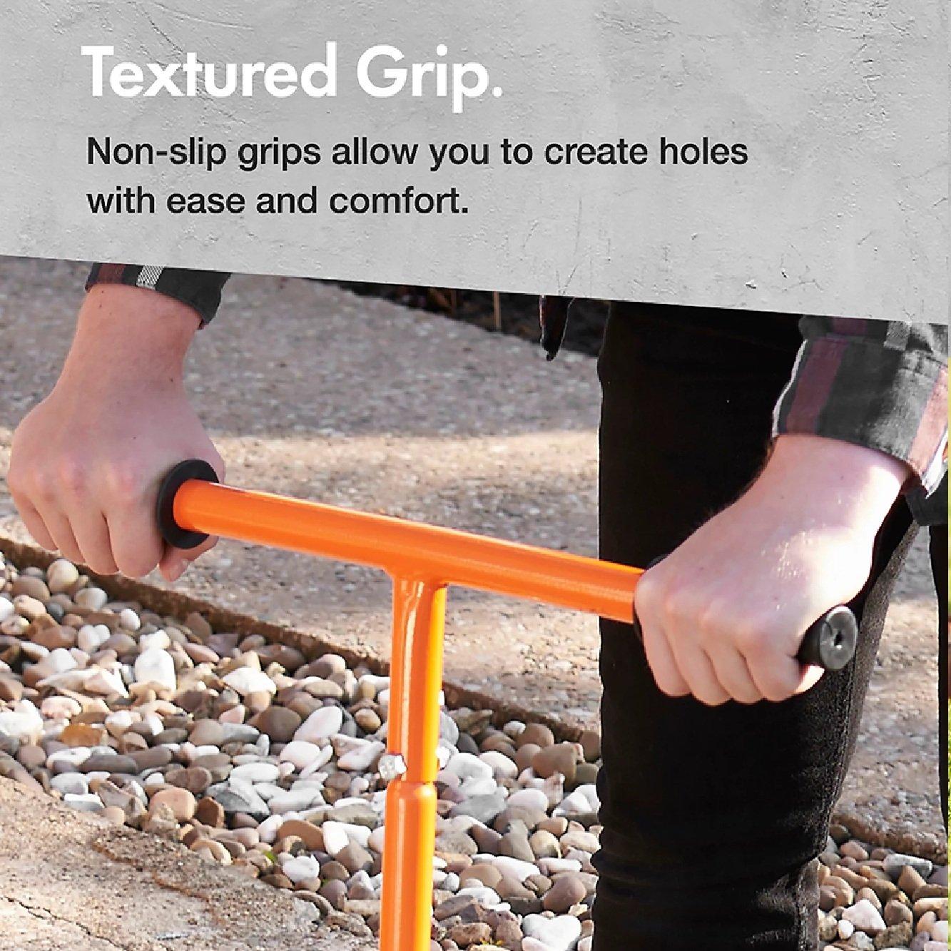 Orange - VonHaus - Fence Post Auger - 4