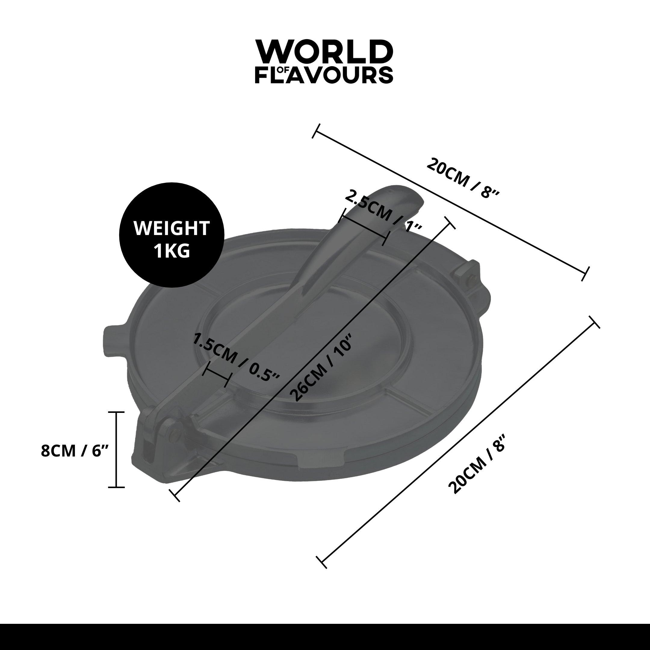 Silver - KitchenCraft - KitchenCraft Mexican Tortilla Press - 2