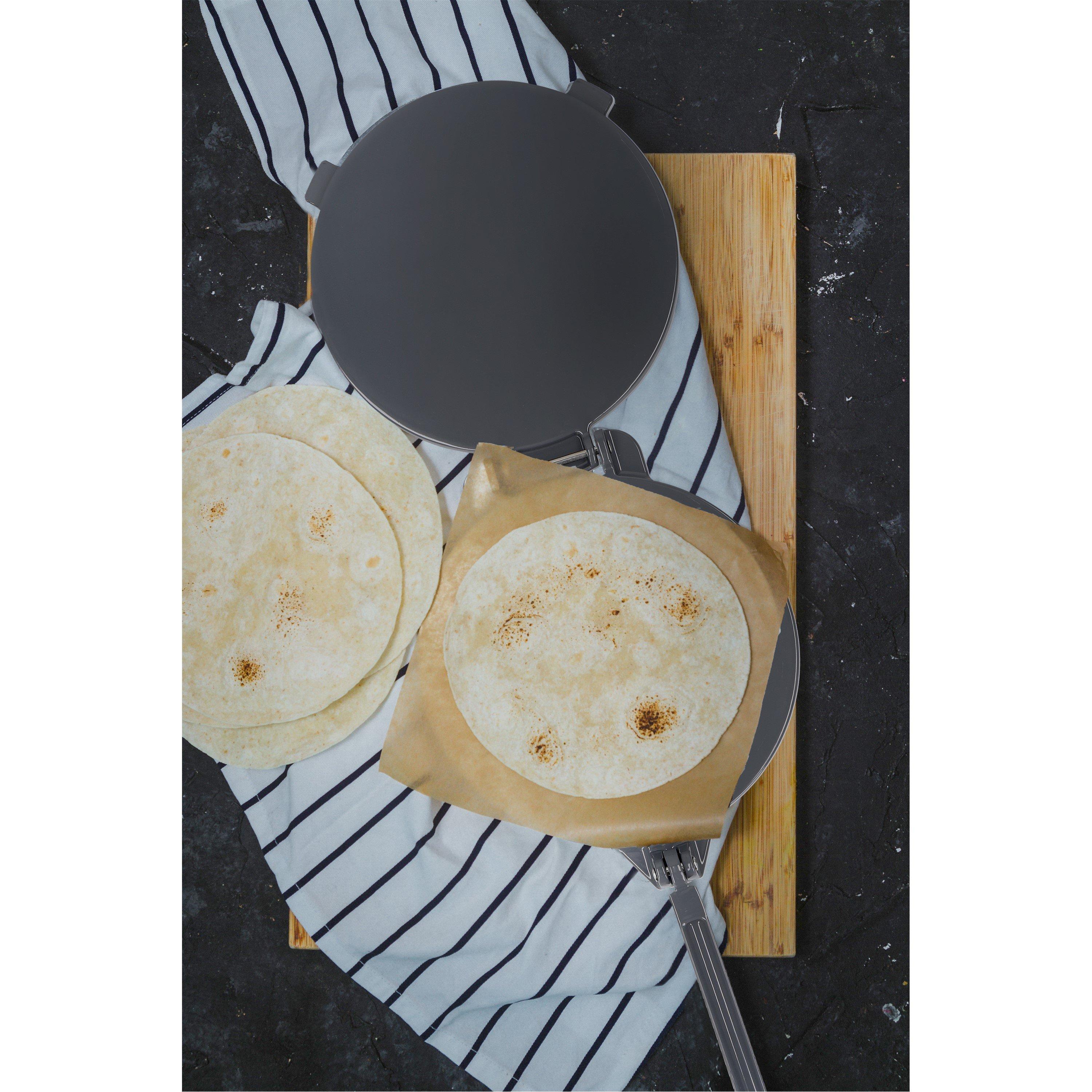 Silver - KitchenCraft - KitchenCraft Mexican Tortilla Press - 4