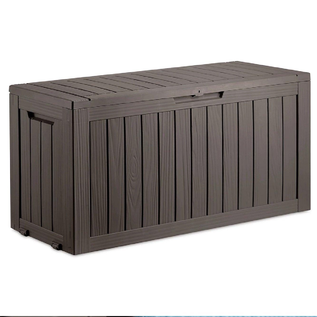 Grey - VonHaus - Waterproof Garden Storage Box – 270L - 8