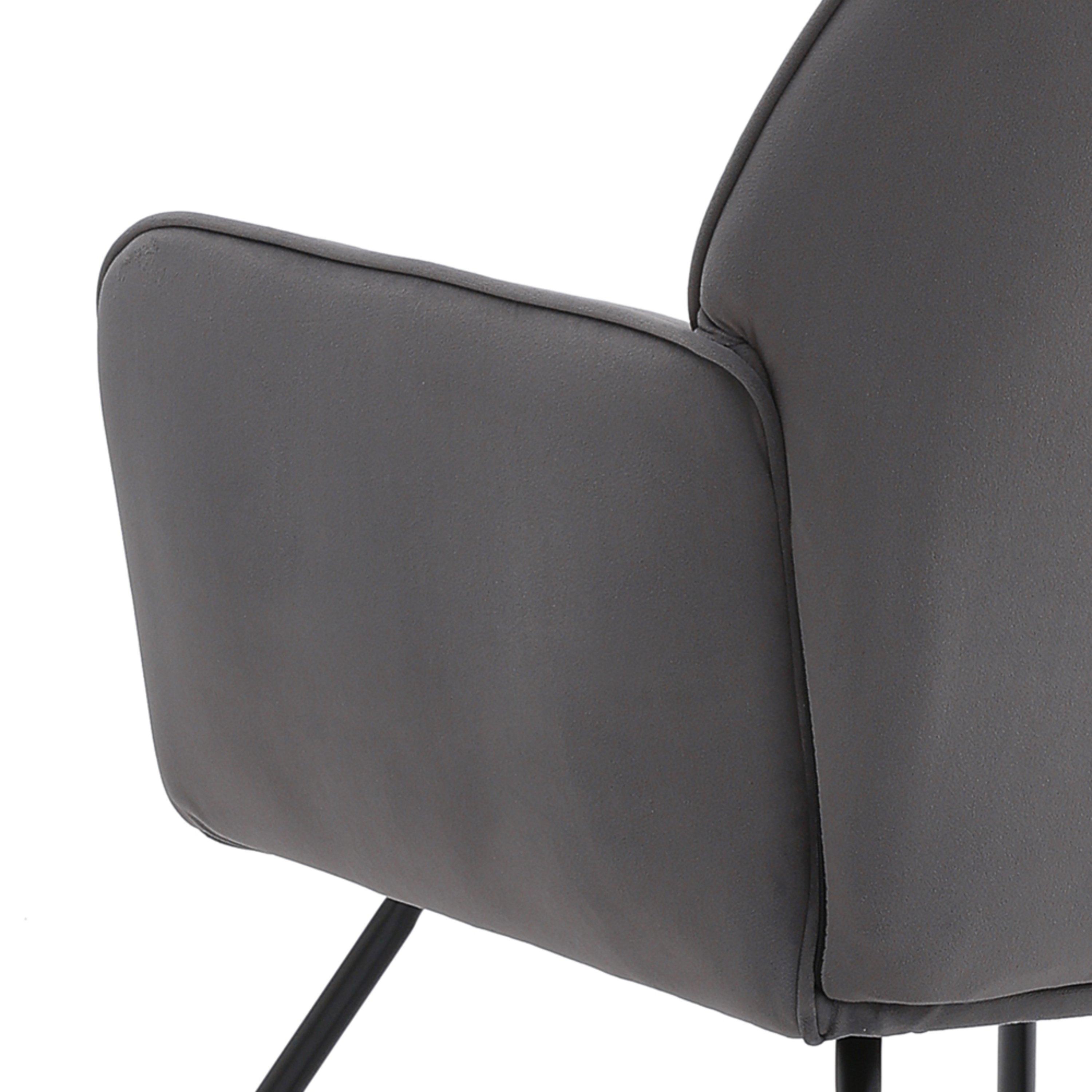 Black - Kabinet UK - Modern Comfy Nursery Rocking Chair Black - 10