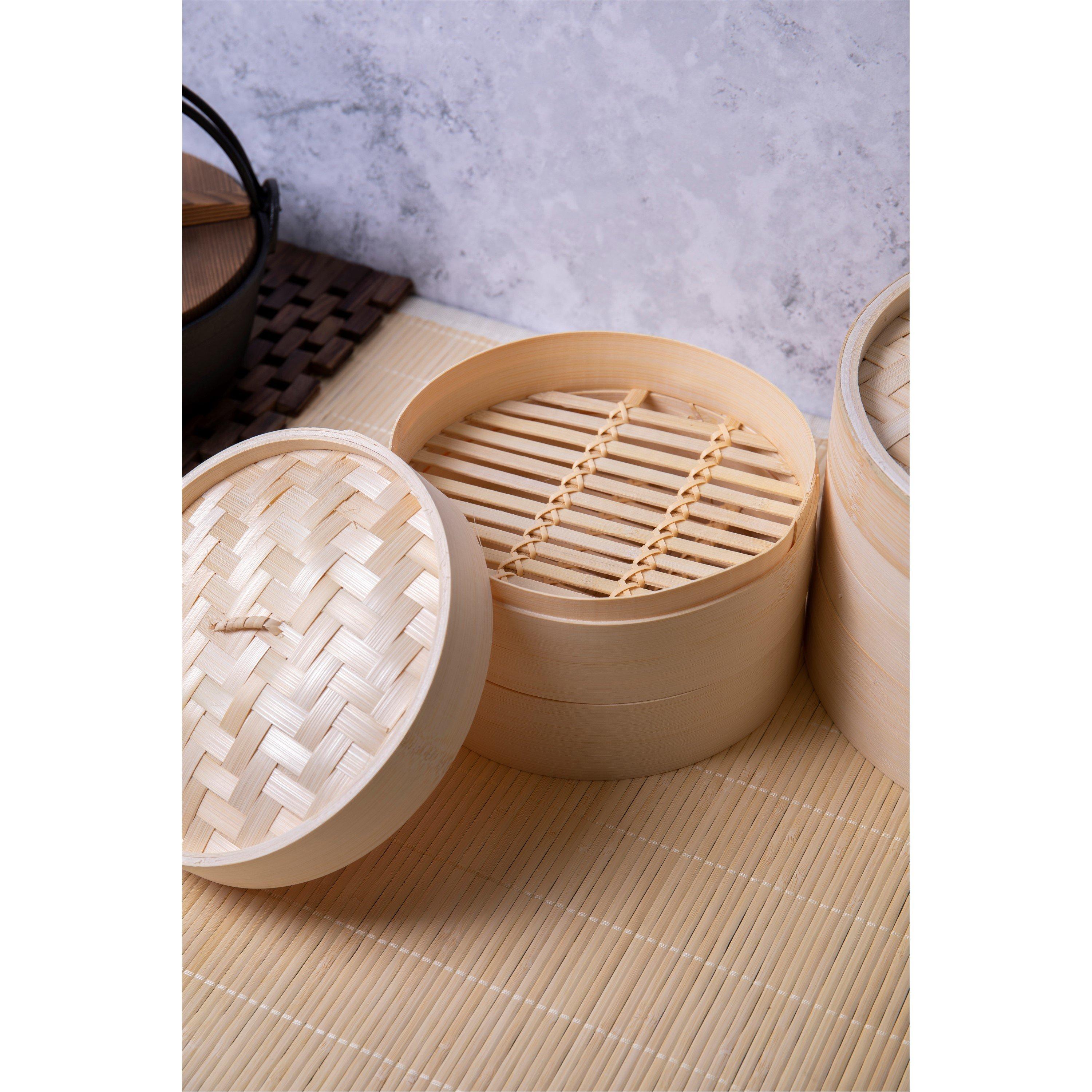 Beechwood Effec - KitchenCraft - KitchenCraft Two Tier Bamboo Steamer - 4