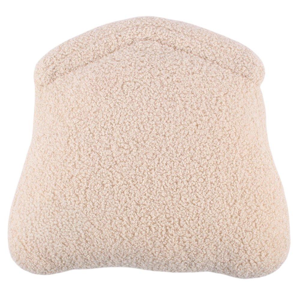 White - Something Different - White Beehive Boucle Cushion - 3