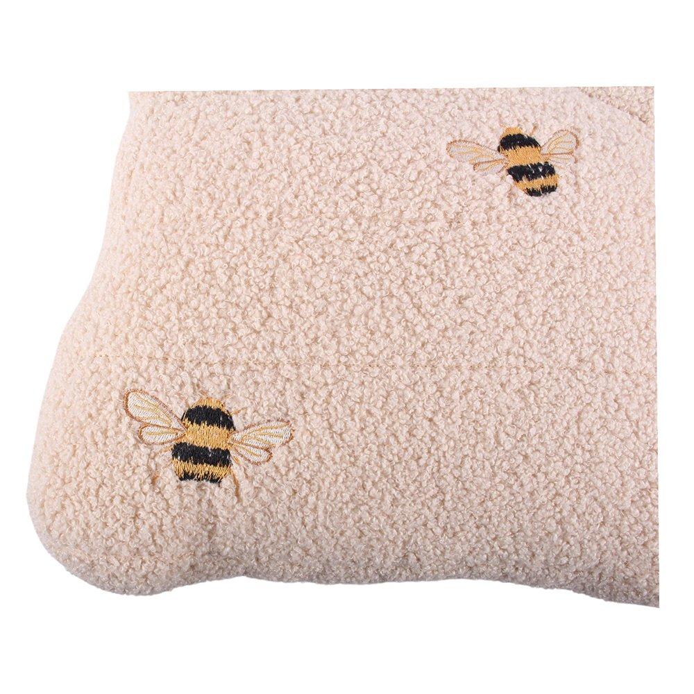 White - Something Different - White Beehive Boucle Cushion - 4