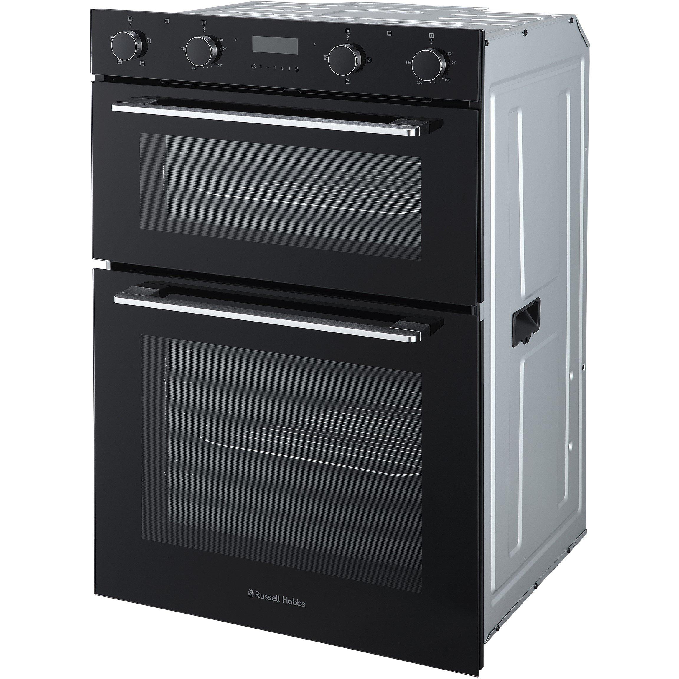 Black - Russell Hobbs - RH89DEO2001B/02 Built-In Electric Double Oven - 6