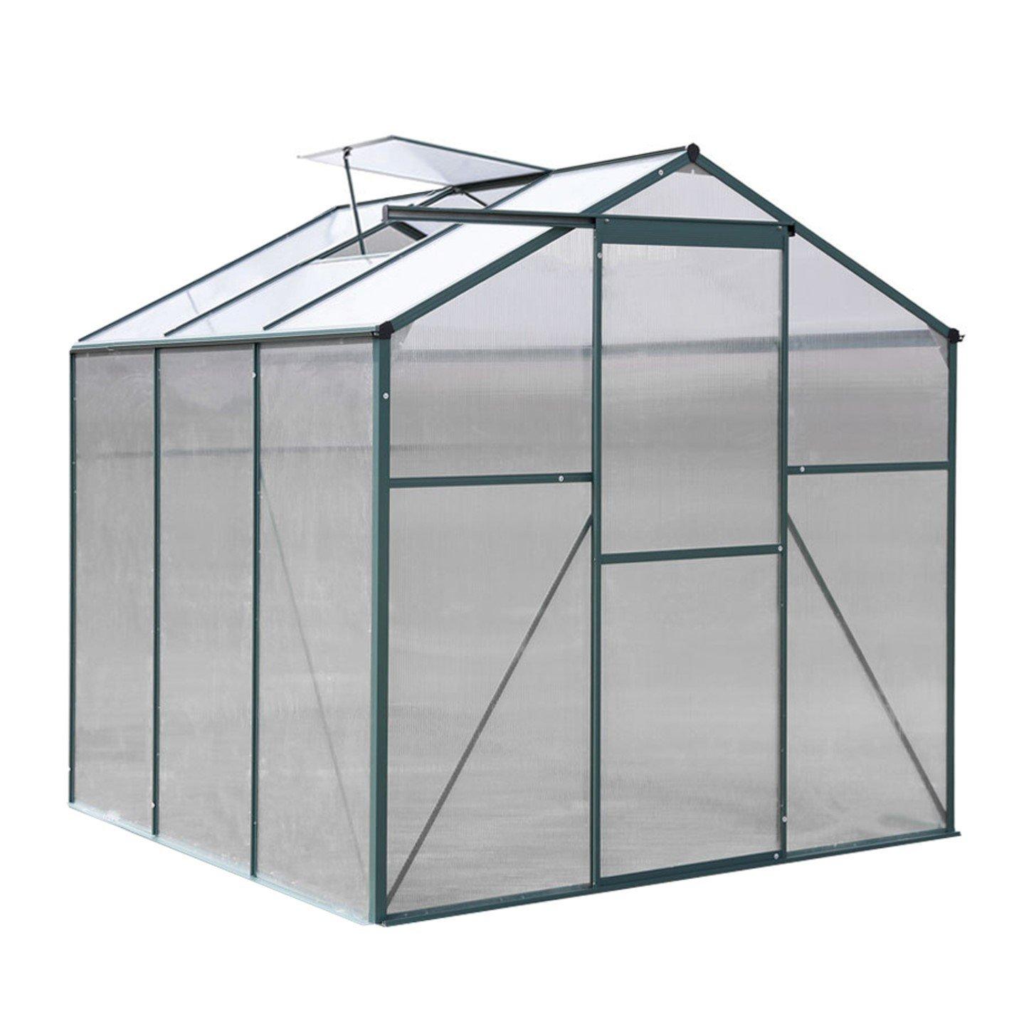 Green - Breeins - Outdoor 6x6Fts Garden Greenhouse with No Base - 3