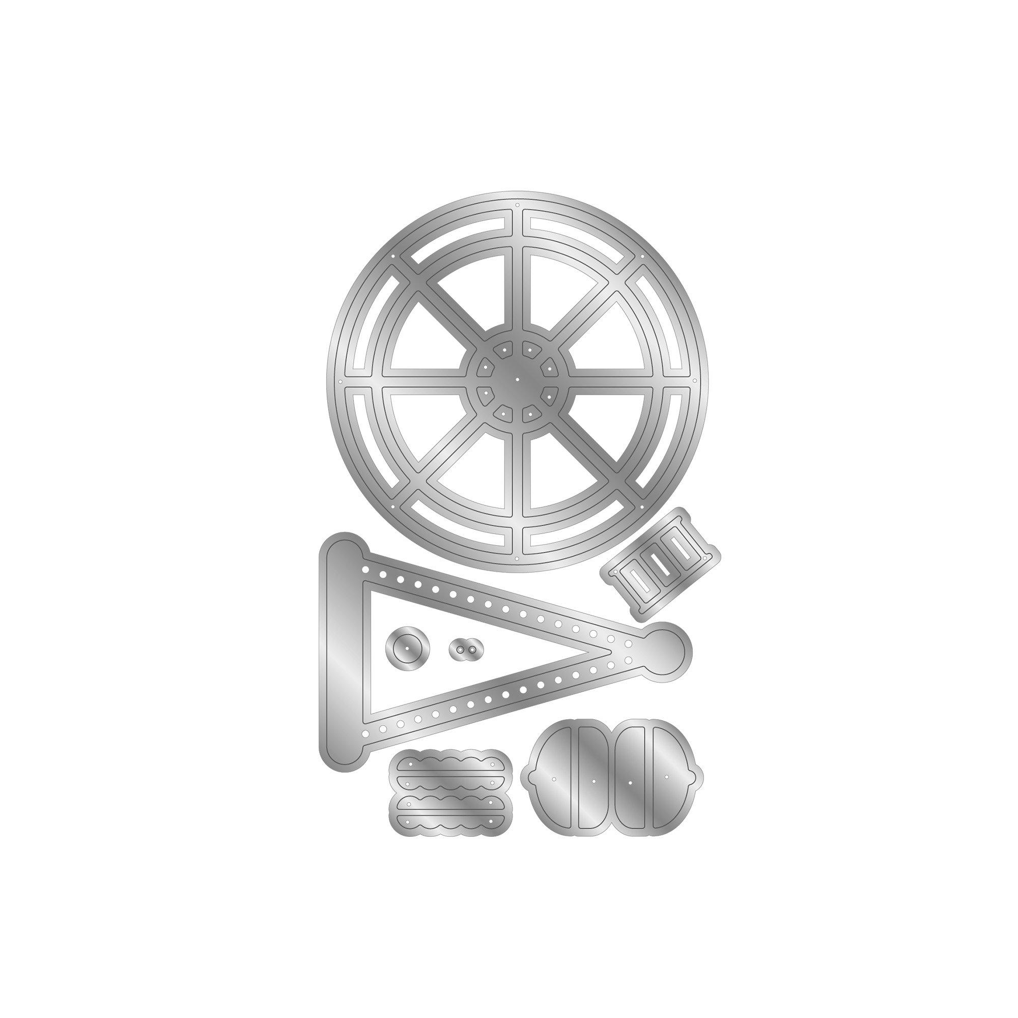 Multi - Crafters Companion - Ferris Wheel Metal Die Set - 2