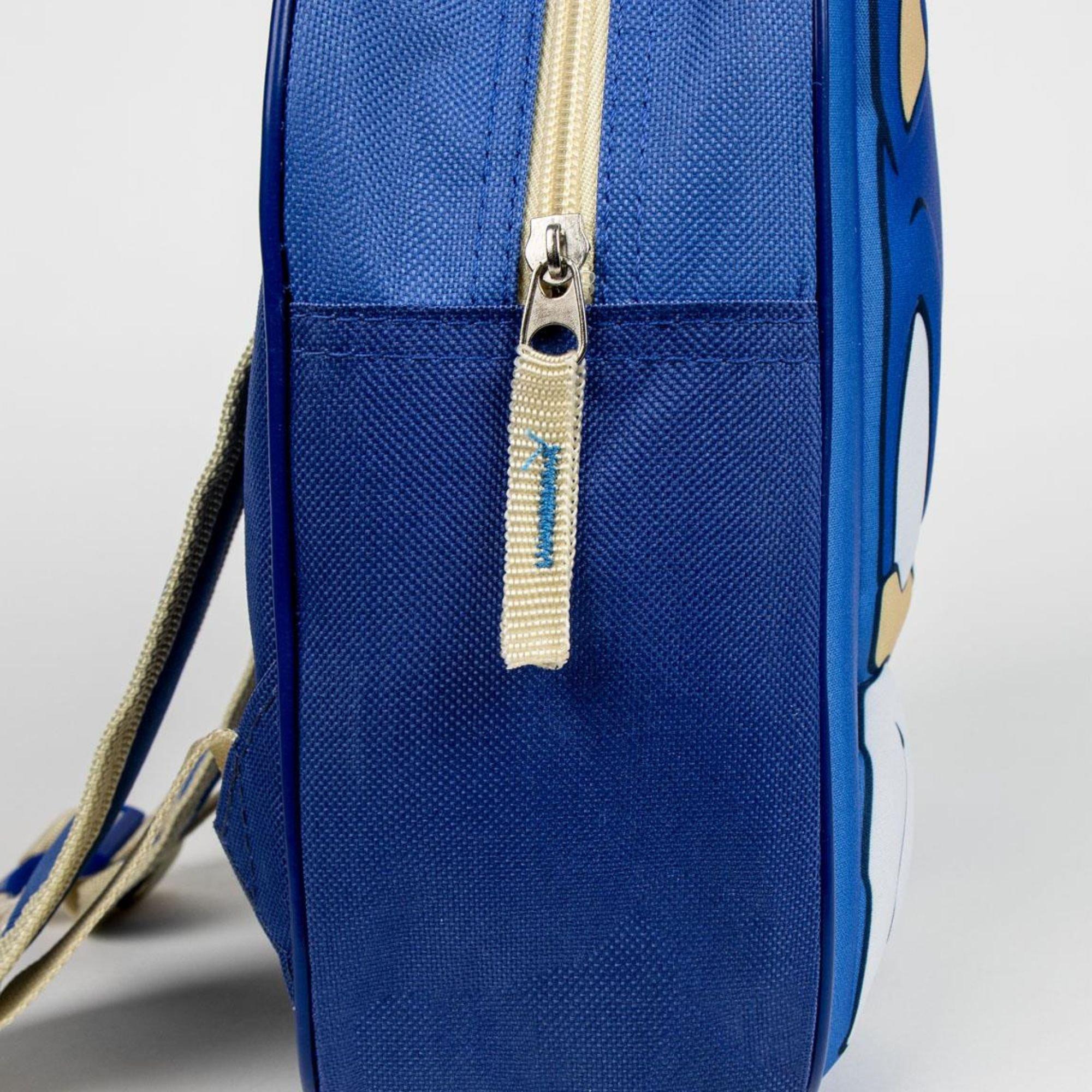 Blue - Sonic - 3D Backpack & Umbrella Set (5082/0724) - 4