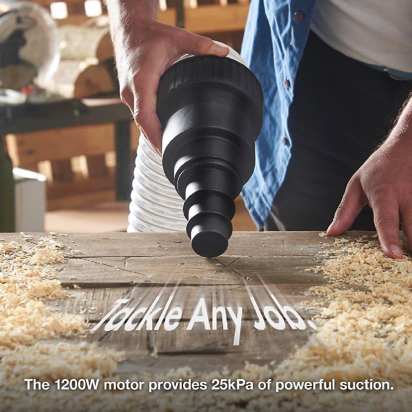 Black - VonHaus - 55L Dust Collector - 6