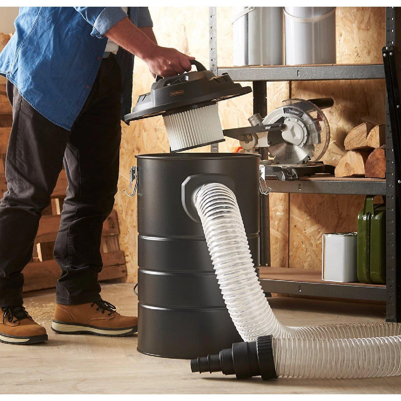 Black - VonHaus - 55L Dust Collector - 9