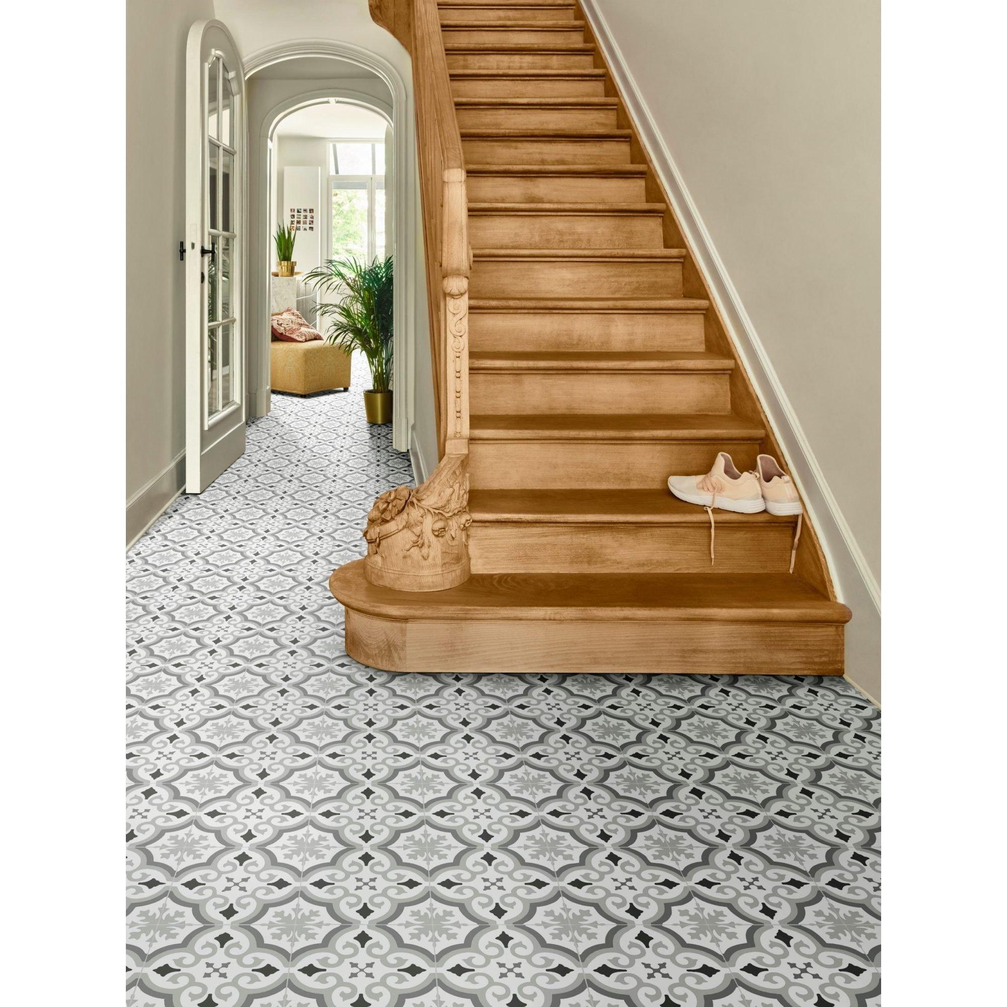 Monochrome - Homemaker - Vinyl Tile Effect Flooring Mono - 1