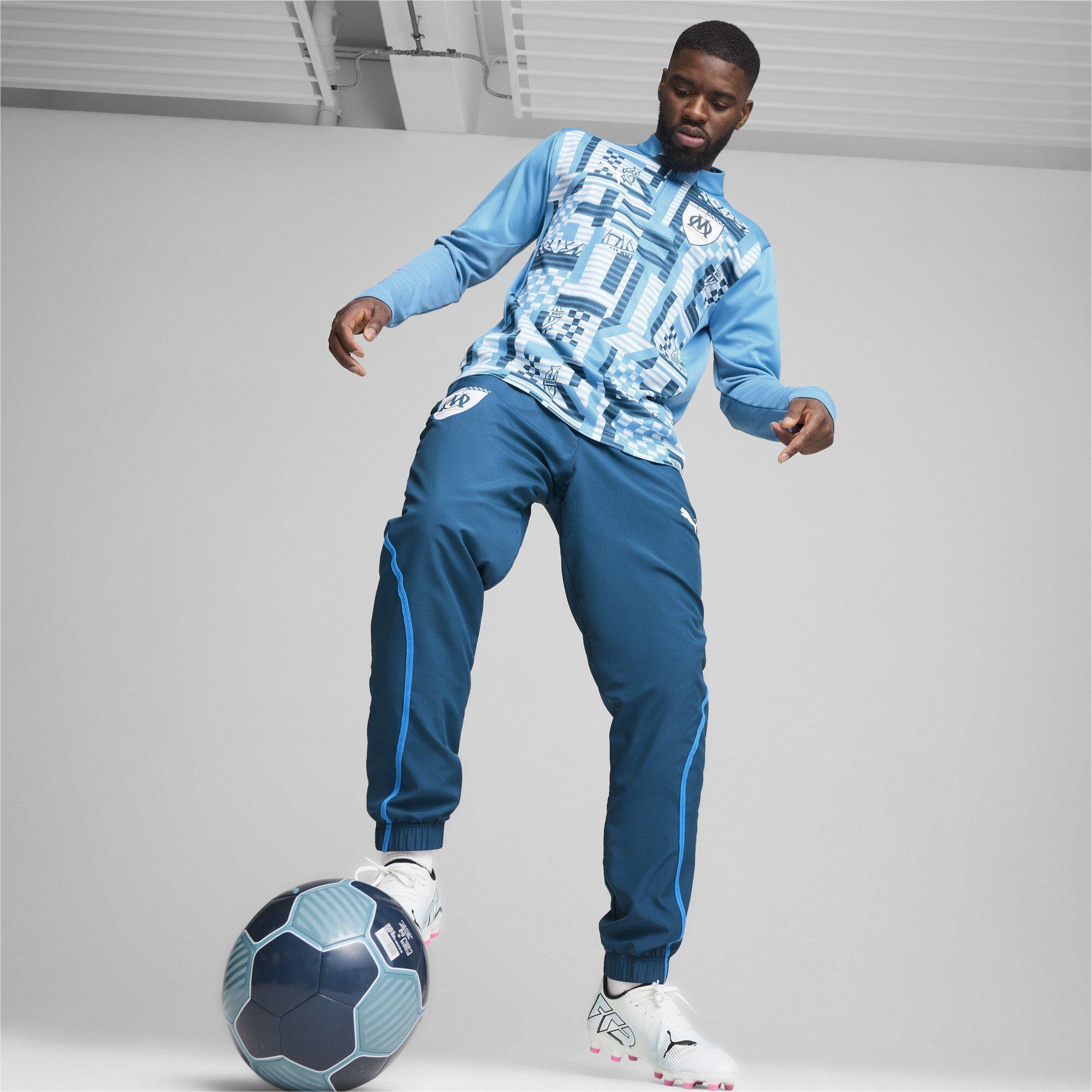 Blauw - Puma - Olympique De Marseille Drill Top 2024 2025 Adults - 4