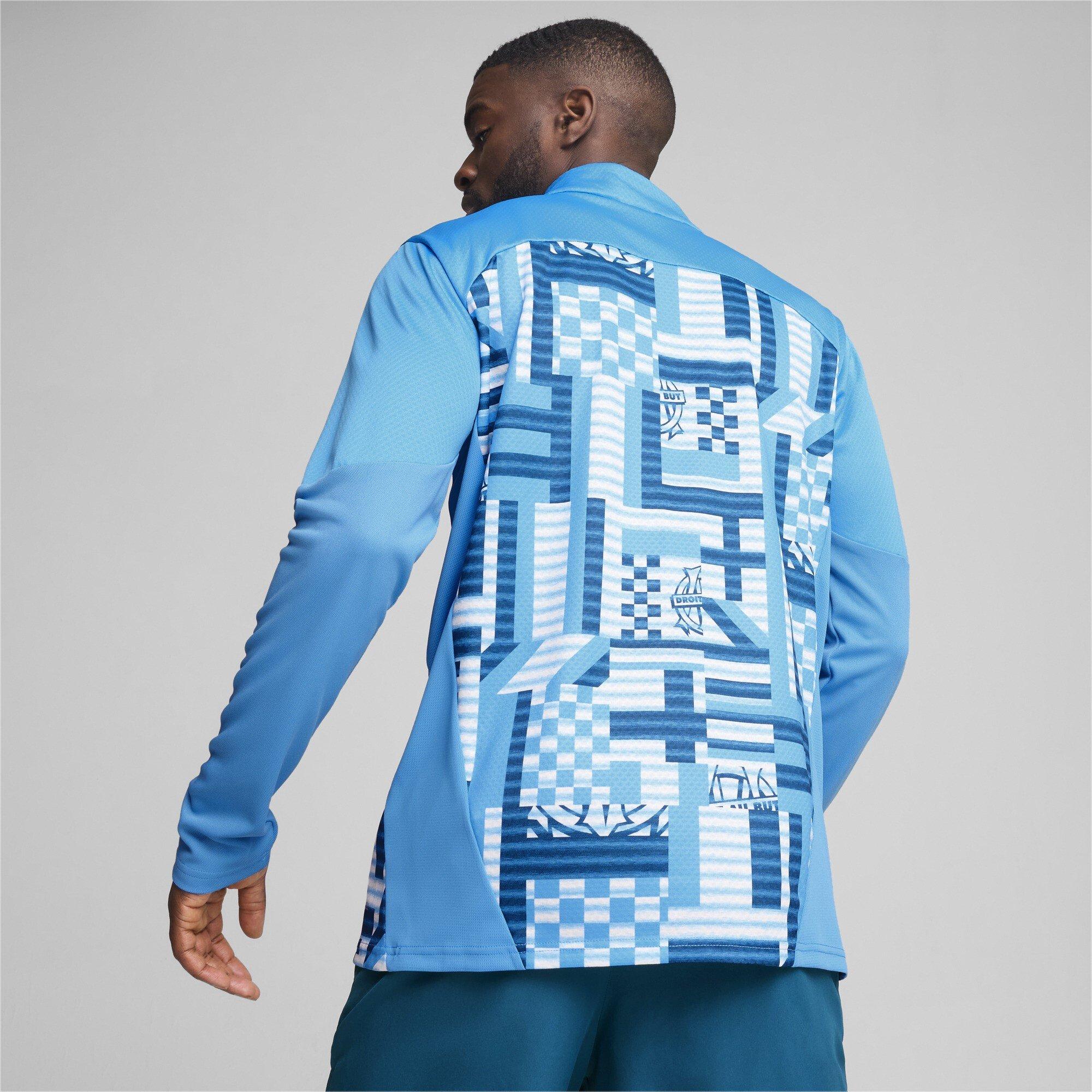 Blauw - Puma - Olympique De Marseille Drill Top 2024 2025 Adults - 5