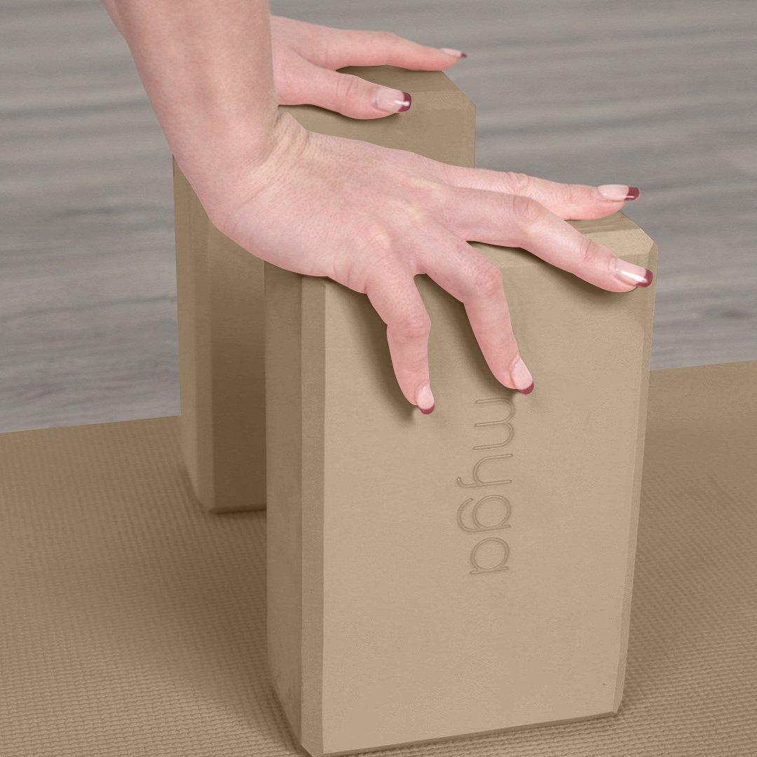 Wood - Myga - Yoga Blocks Pairs – Neutral Tone - 3