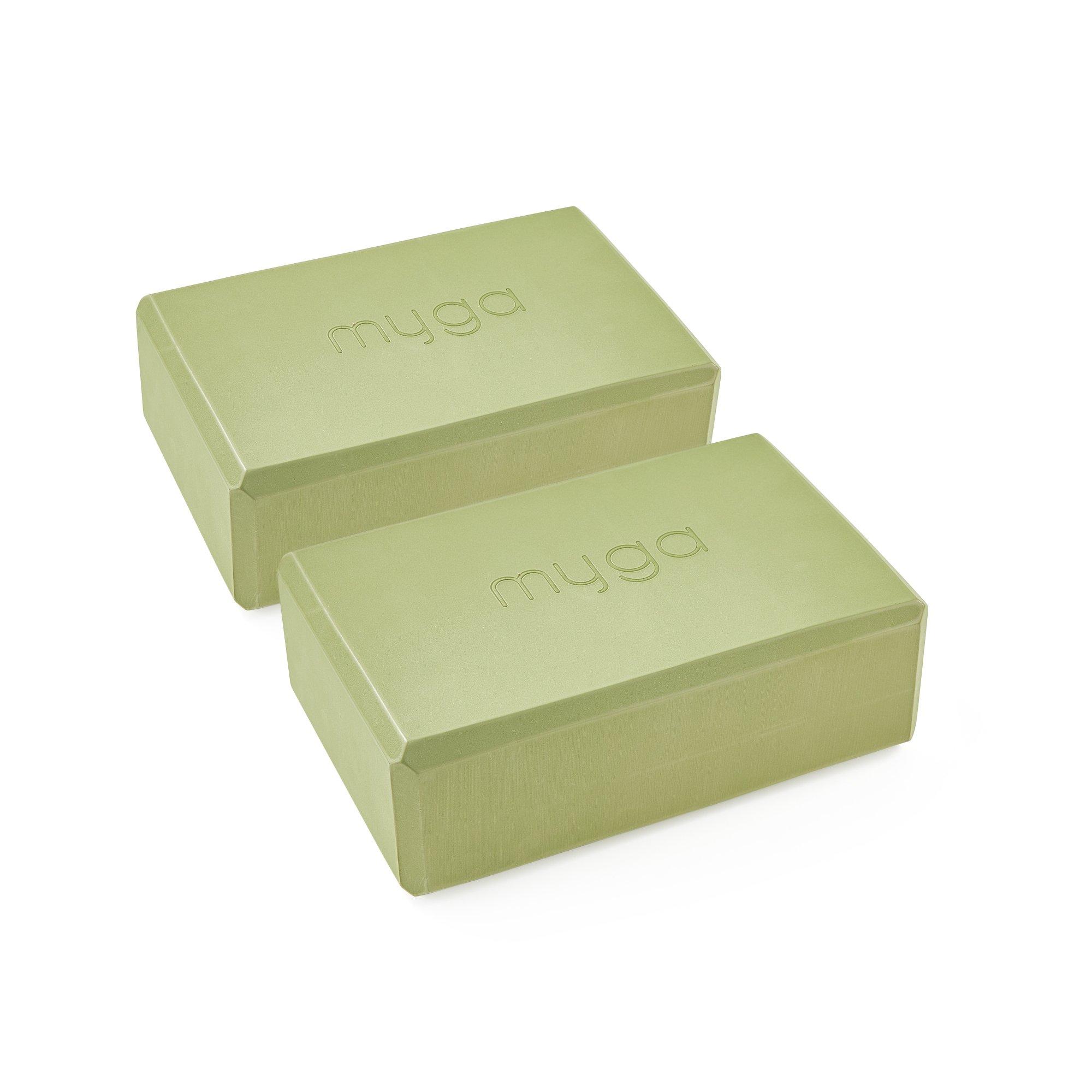 Myga Yoga Blocks Pairs – Neutral Tone - Moss