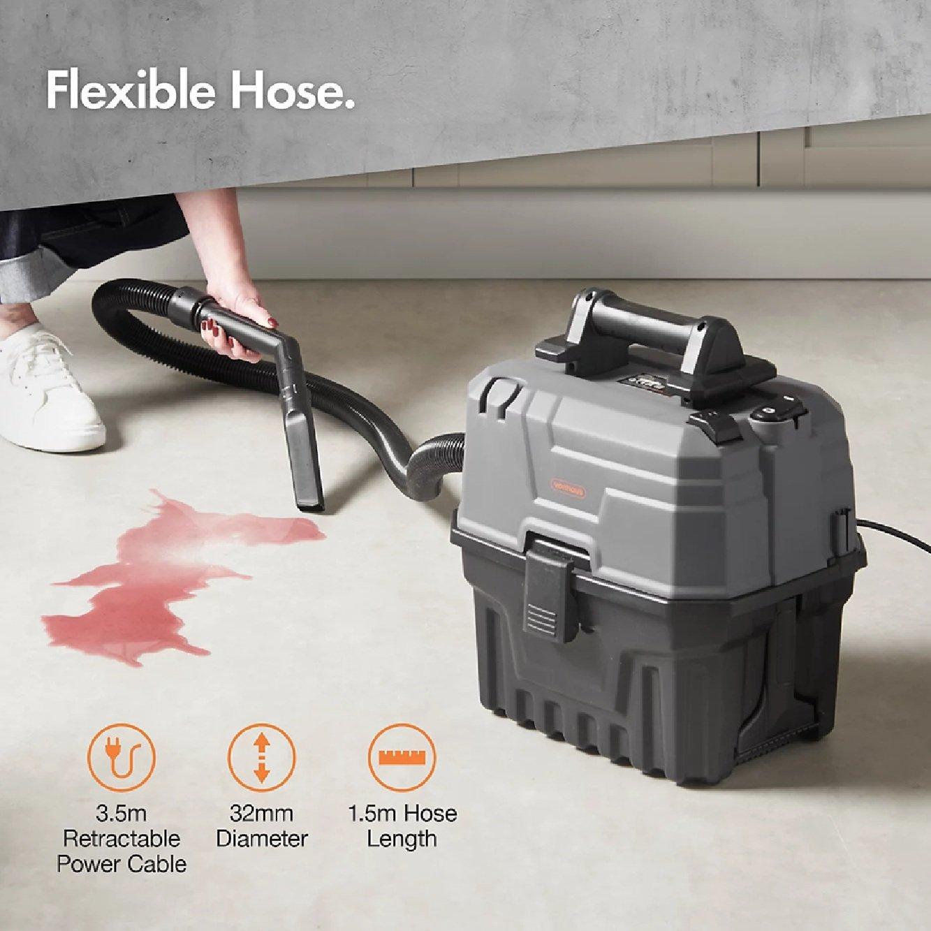 Grey - VonHaus - Wet & Dry Vacuum Cleaner - 1200W - 2