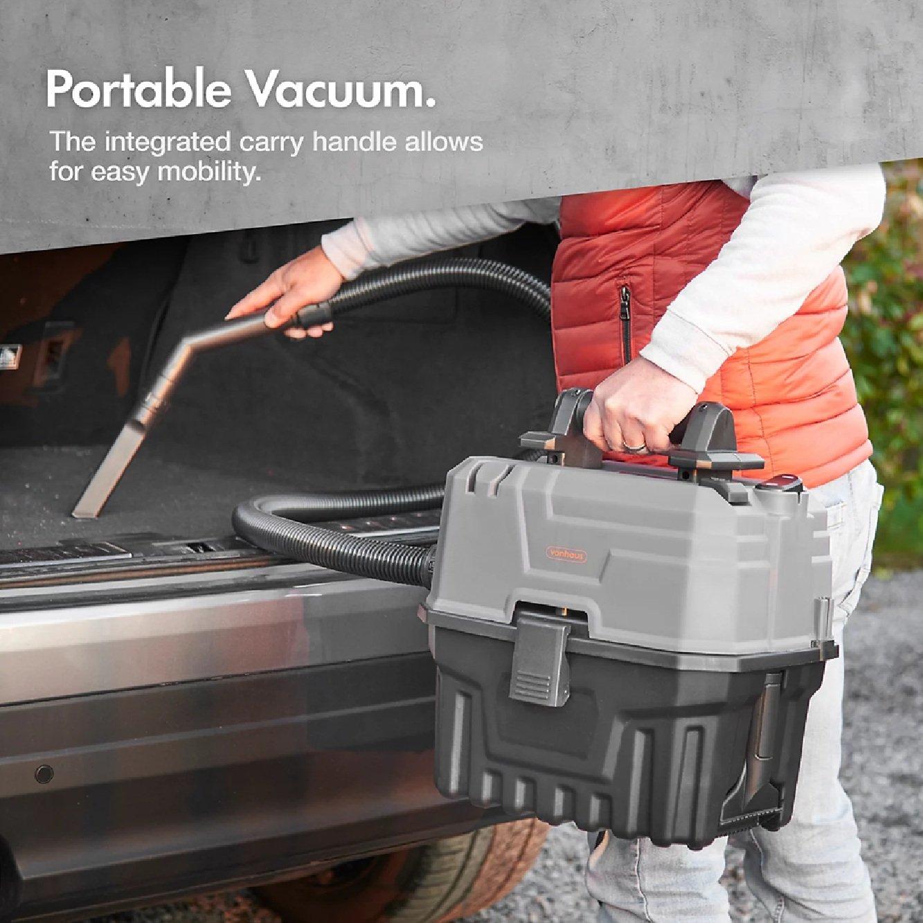 Grey - VonHaus - Wet & Dry Vacuum Cleaner - 1200W - 3