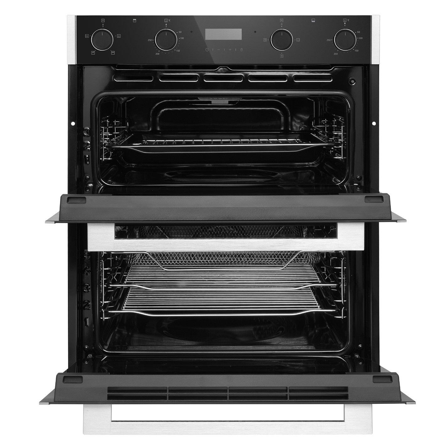 Black - Russell Hobbs - RH72DEO1003BS Built-In 92L Electric Double Oven - 3