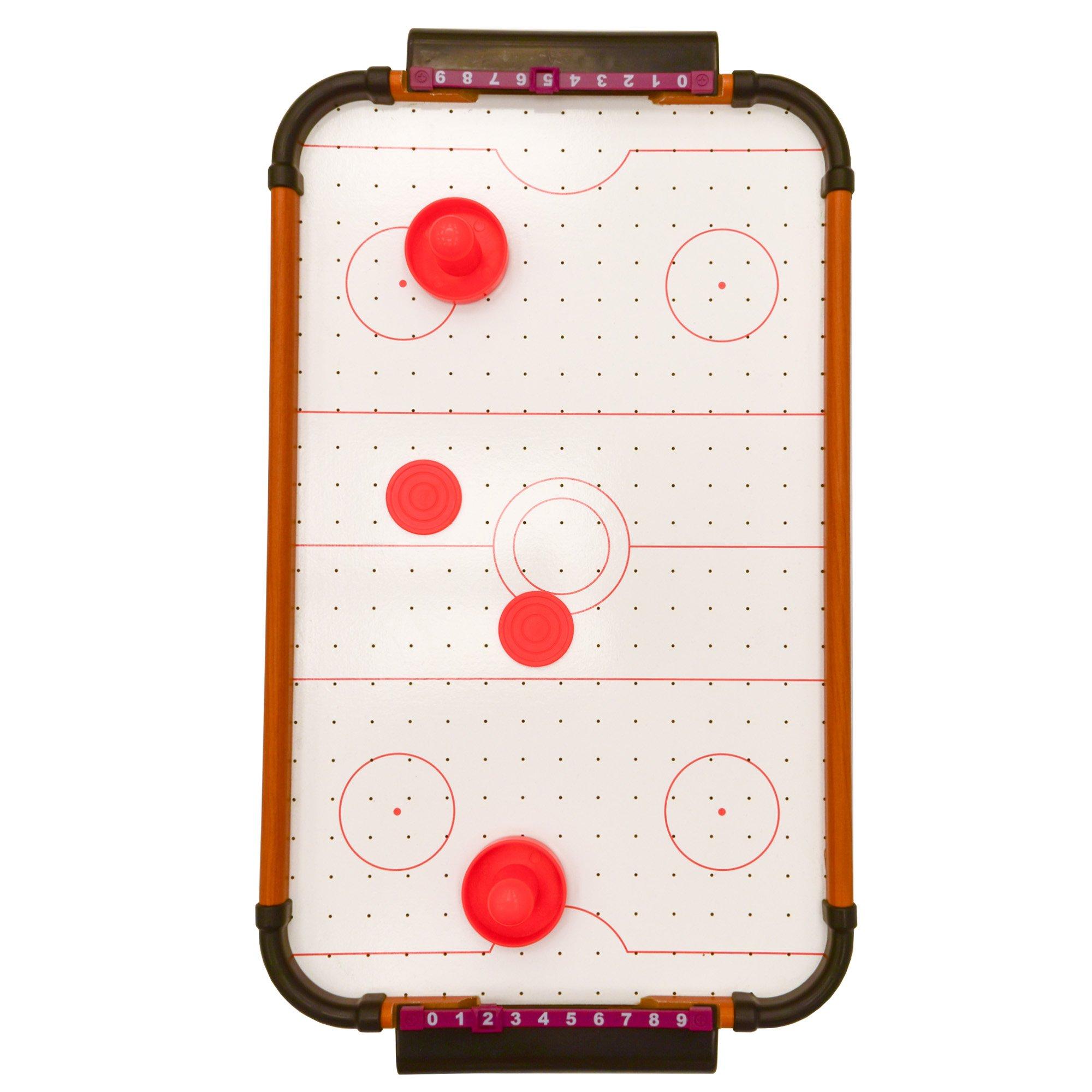 Brown & Black - Planet Direct - M.Y Table Top Air Hockey 55 x 31cm - 2