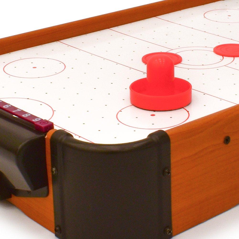 Brown & Black - Planet Direct - M.Y Table Top Air Hockey 55 x 31cm - 3