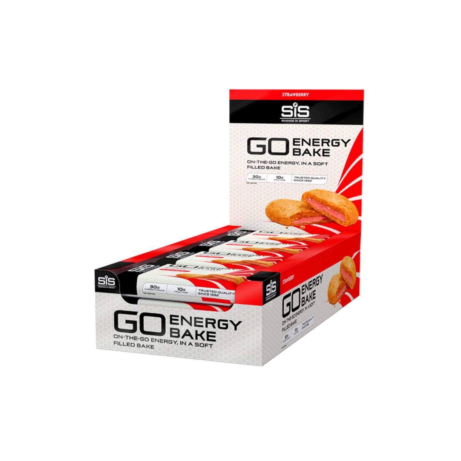 Strawberry - Sis - SIS GO Energy Bake Bar (12 X 50g) - 1