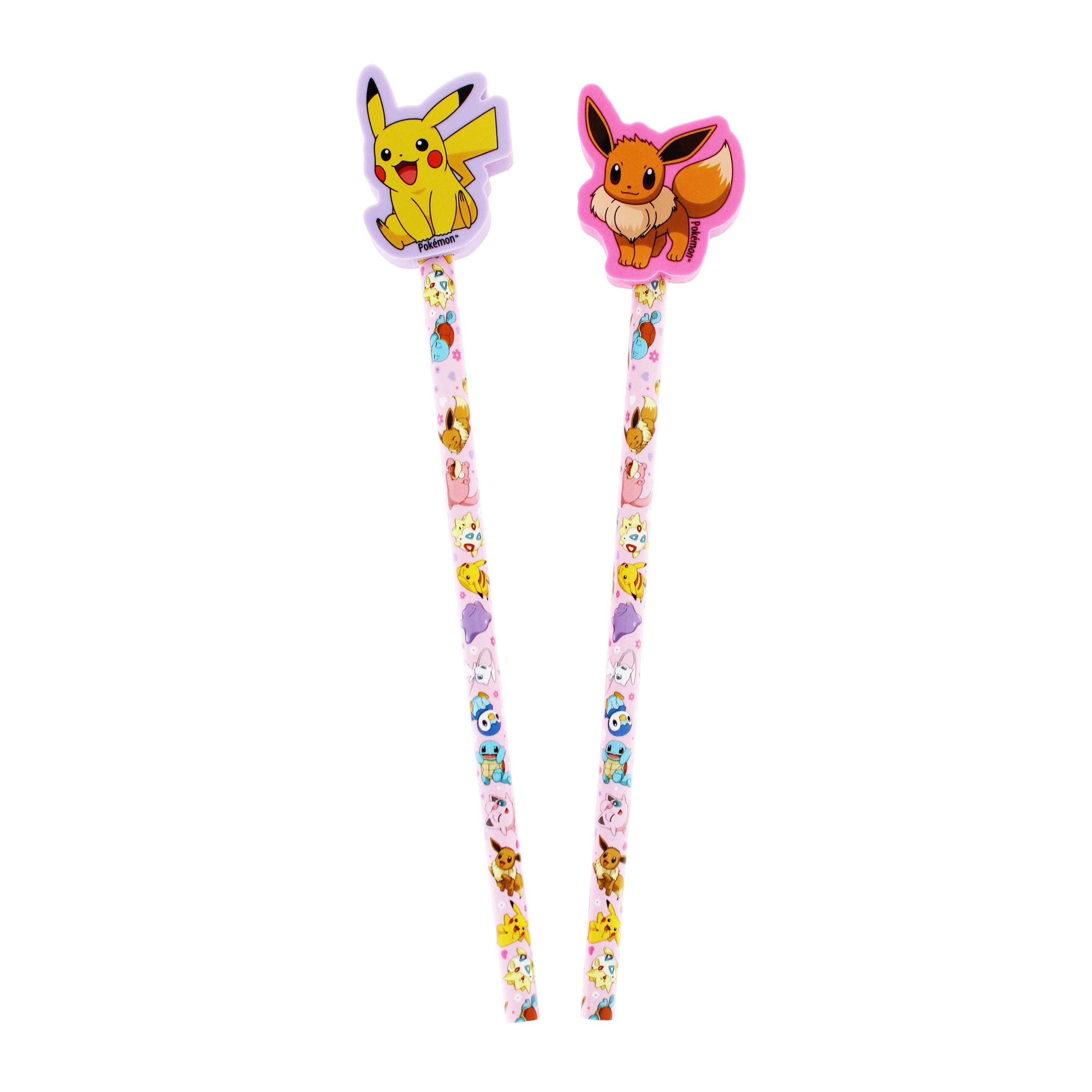 Merchandise - Pokemon - Pokémon Besties Pencil with toppers - 3