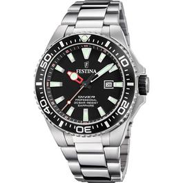 Festina Gents Festina Diver Silver Black Watch F20663 3