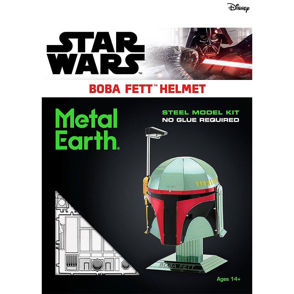 Mercadoria - Star Wars - Metal Earth - Boba Fett Helmet 3D Model Kit - 2