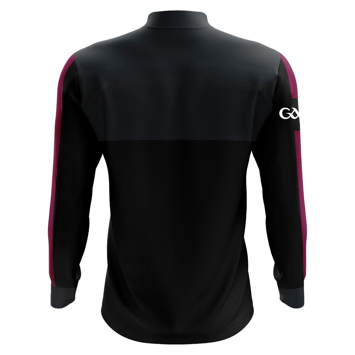 Black/Charcoal - McKeever Sports - McKeever Westmeath Edge 1/4 Zip Top Junior - 2