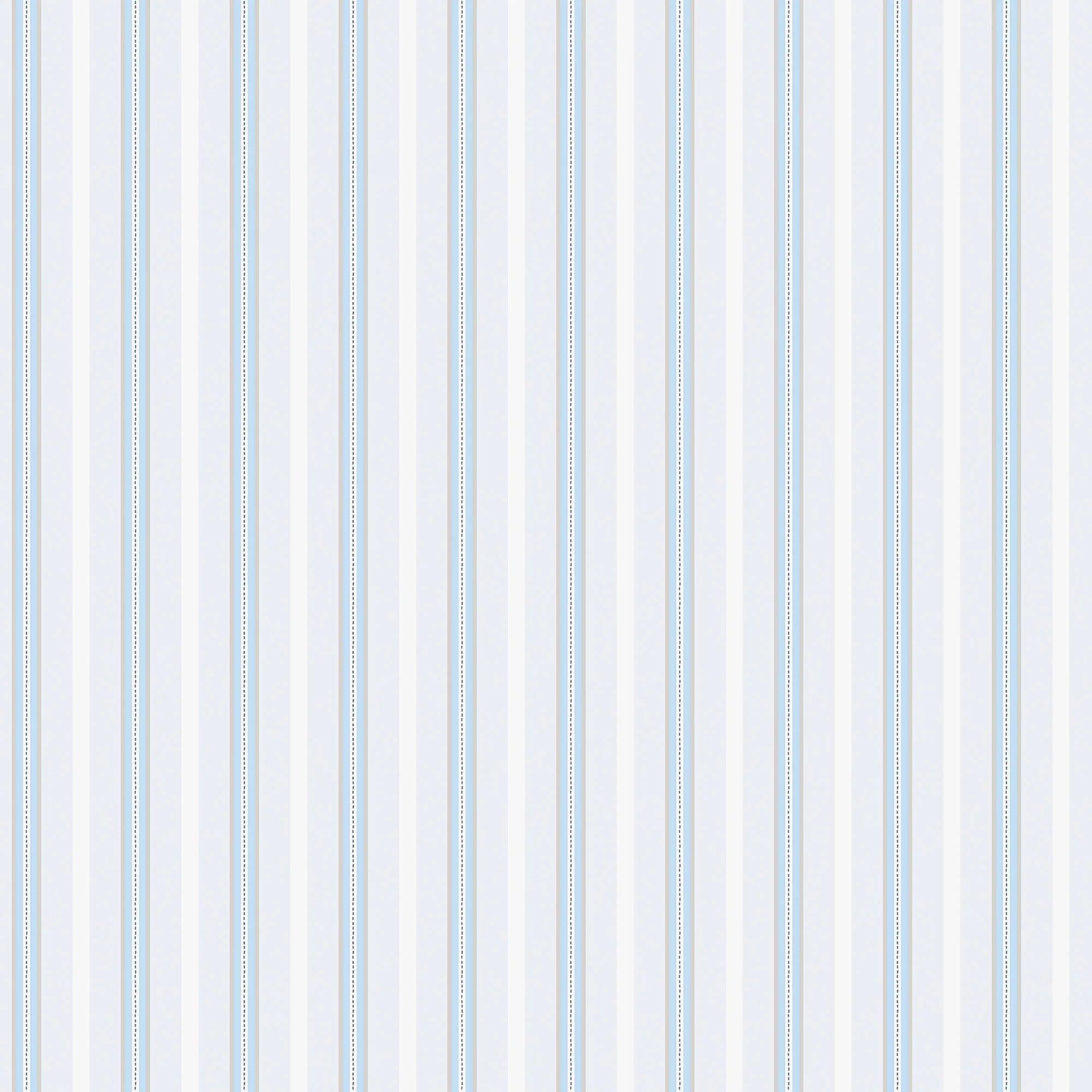 Stitched Stripe Blue Wallpaper