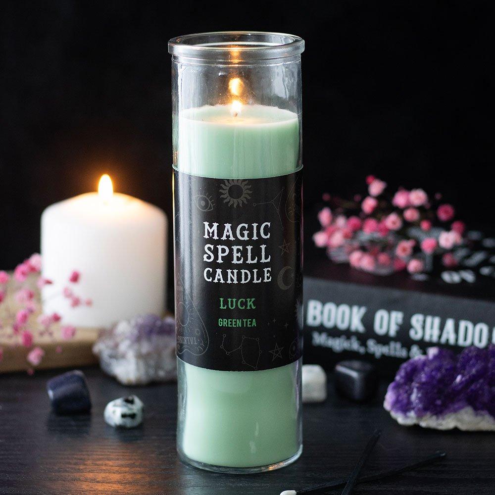 Green - Something Different - Luck Green Tea Magic Spell Tube Candle - 1