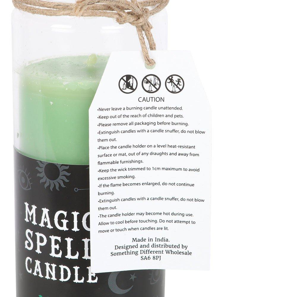 Green - Something Different - Luck Green Tea Magic Spell Tube Candle - 3