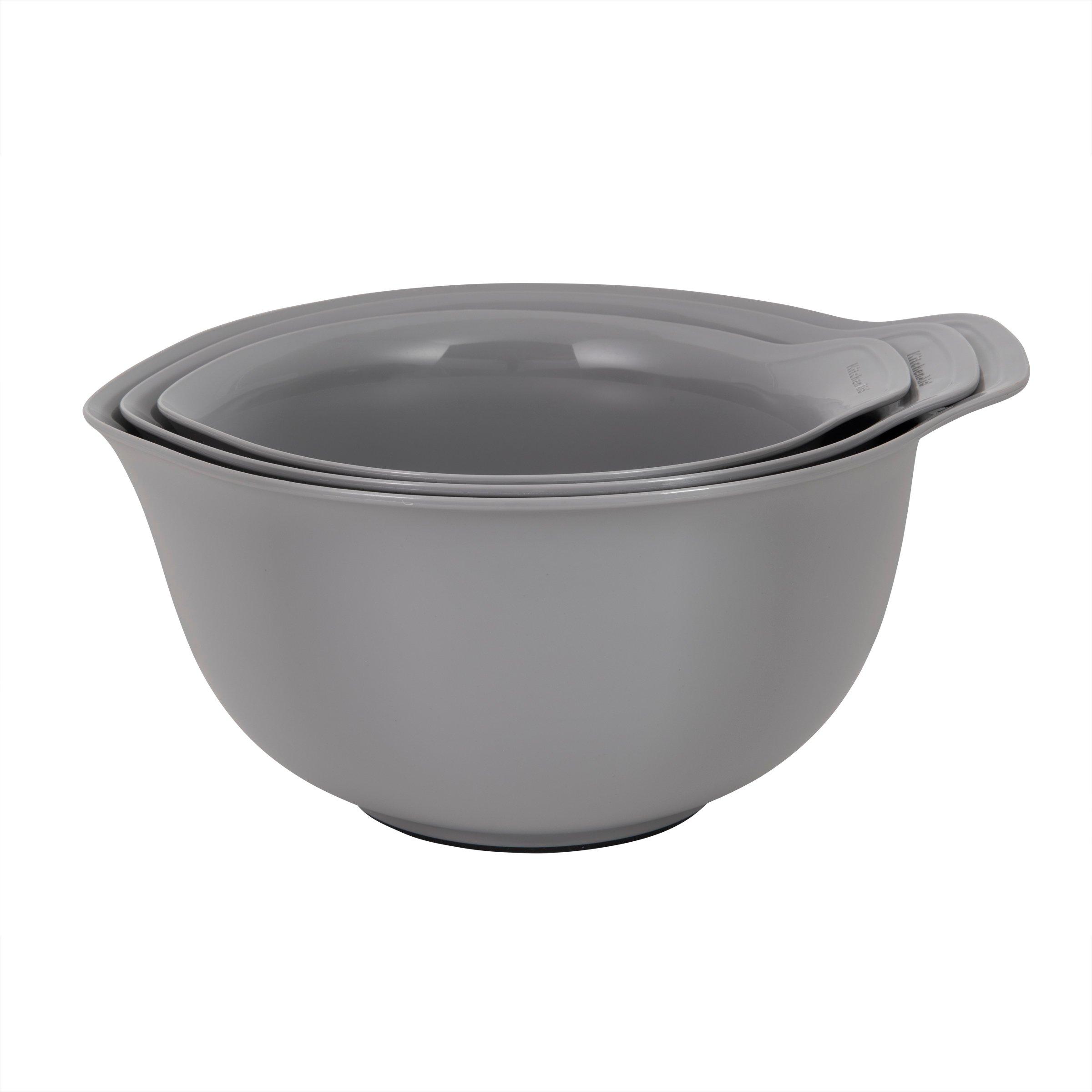 Kitchenaid  Nesting Mixing Bowl Set - Charcoal - Grey - 3pcs