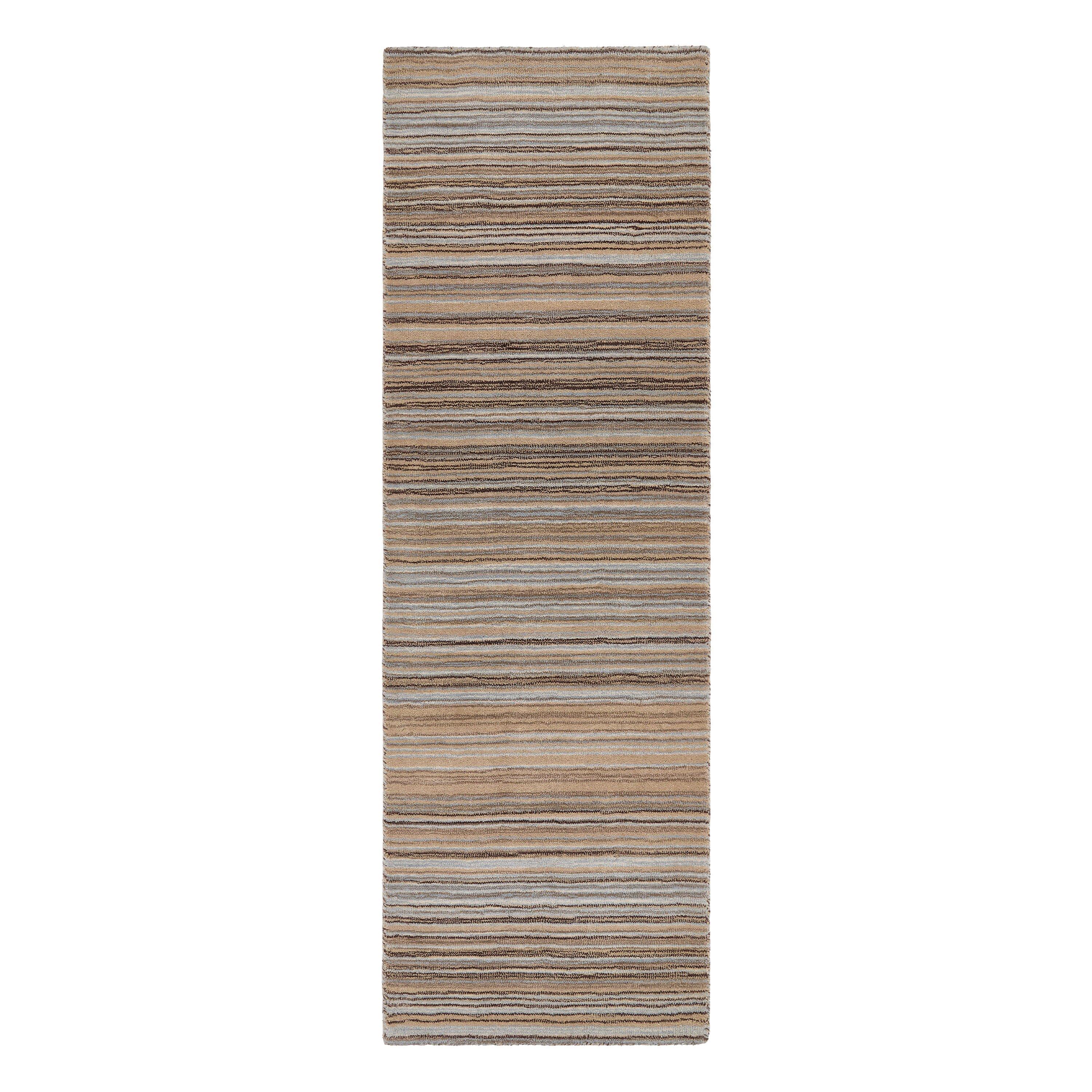 Beige - Origin - Fine Stripes Rug - 2