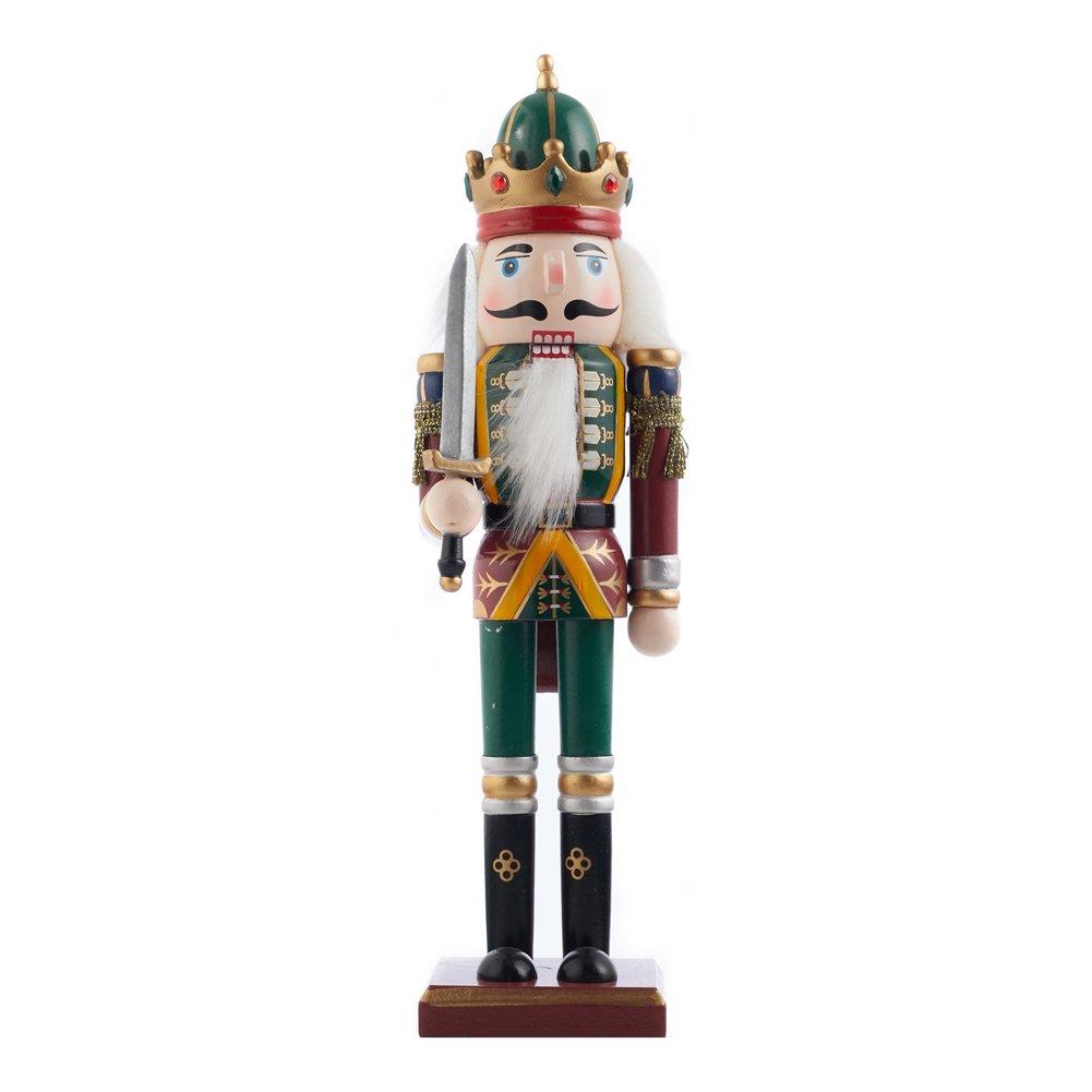 Multi - LIFE IDEAS - Wooden Nutcracker Soldier Ornament - 3