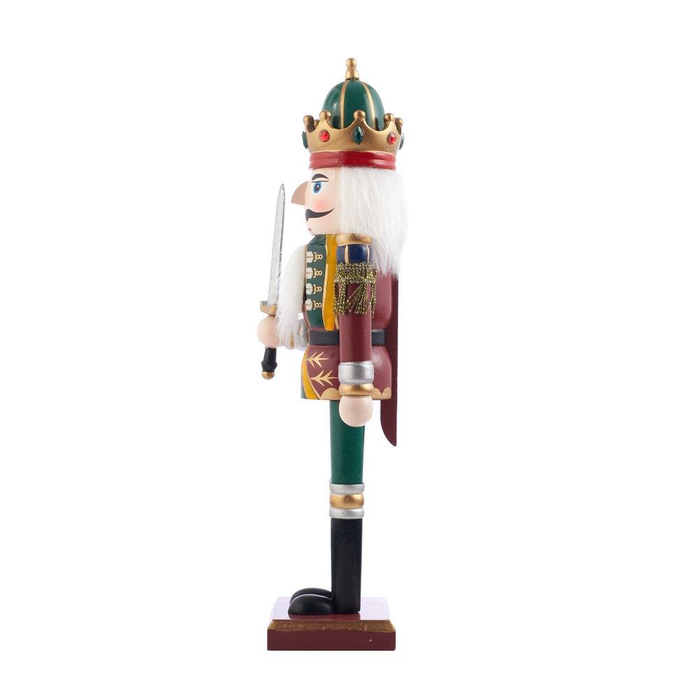 Multi - LIFE IDEAS - Wooden Nutcracker Soldier Ornament - 4