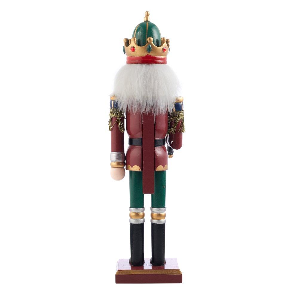 Multi - LIFE IDEAS - Wooden Nutcracker Soldier Ornament - 5