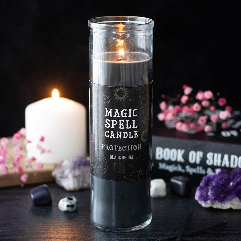Black - Something Different - Protection Opium Magic Spell Tube Candle - 1