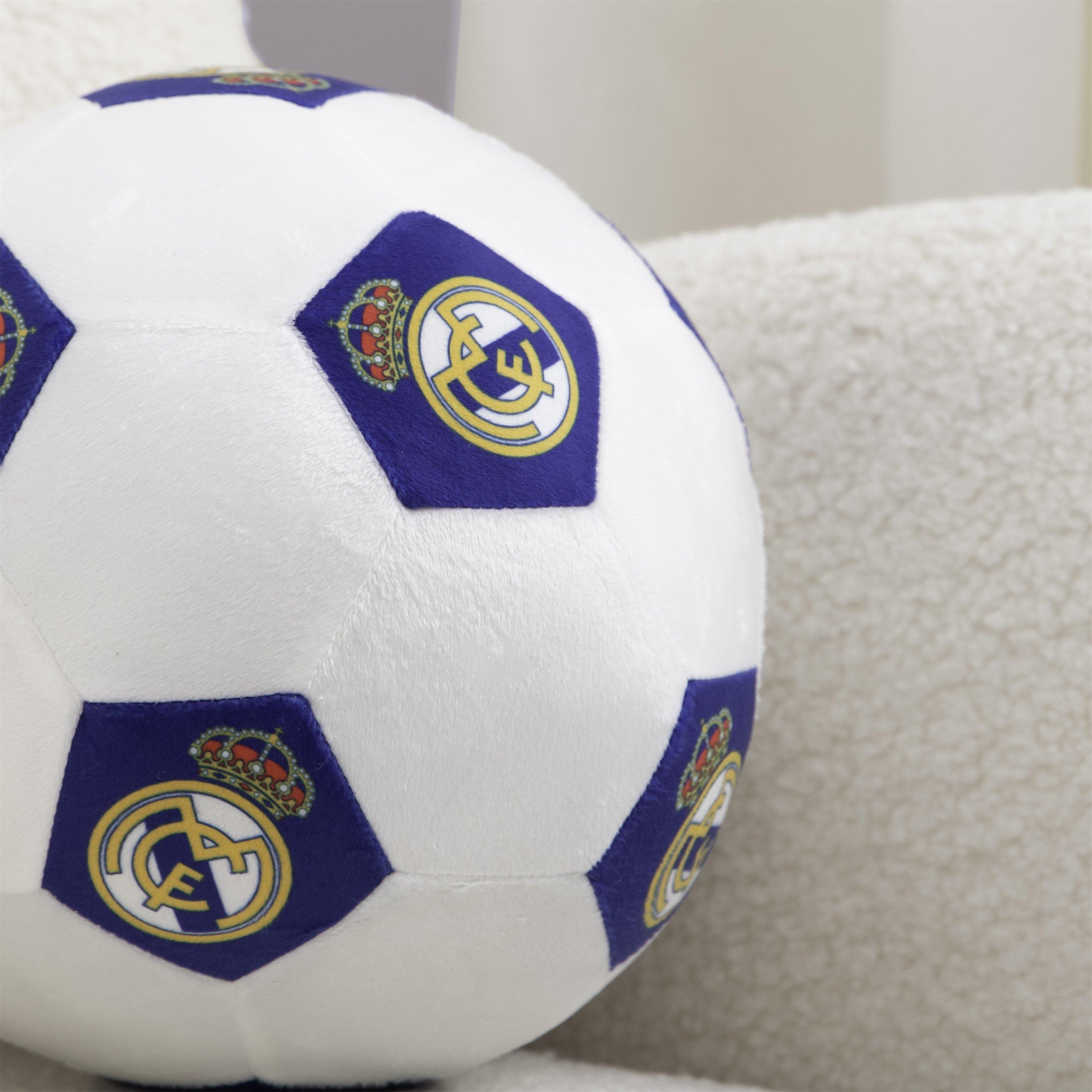 White - Real Madrid FC - Real Madrid Score 3D Football Cushion - 3
