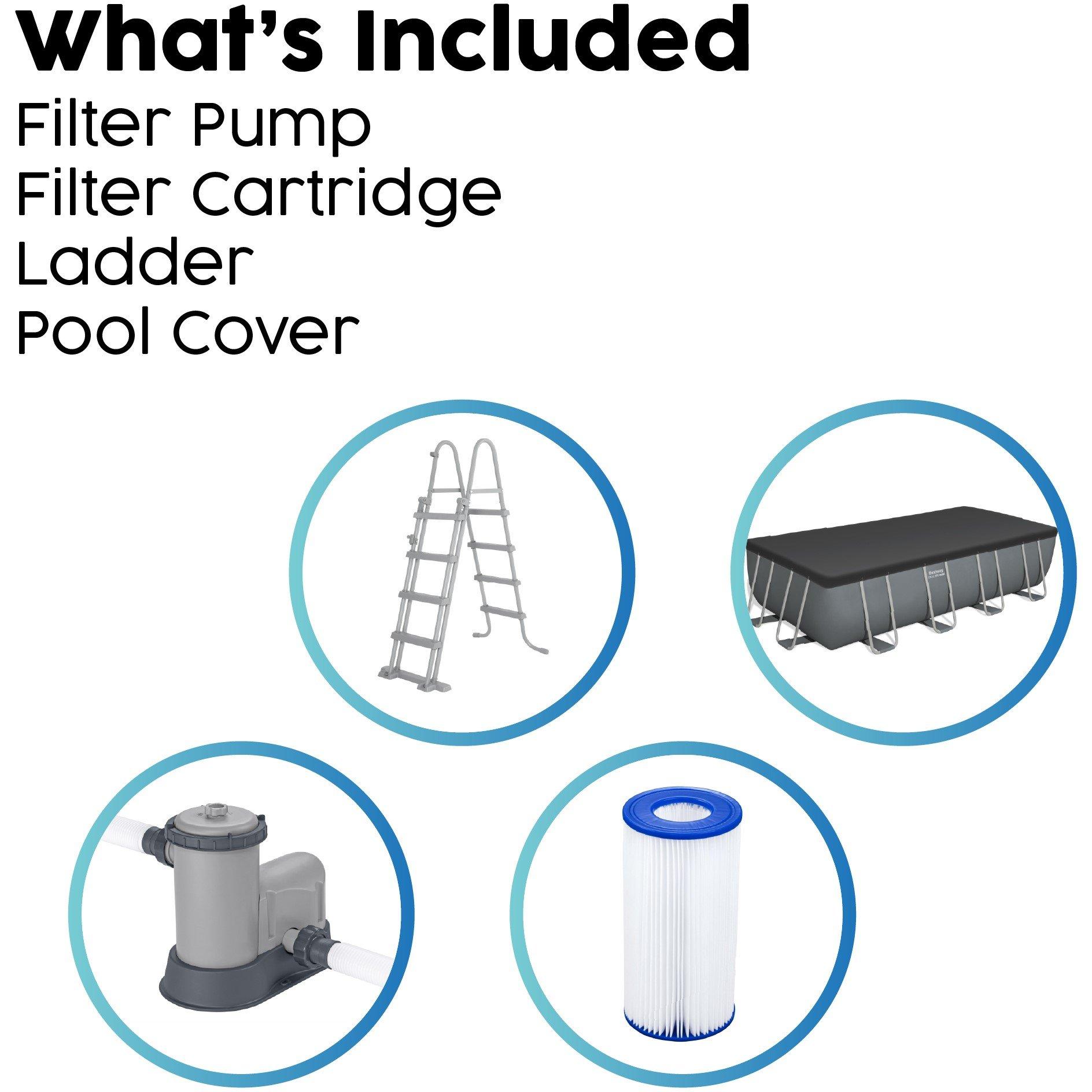 Grey - Bestway - Steel Pro MAX™ 18 x 9 x 48 Pool Set - 3