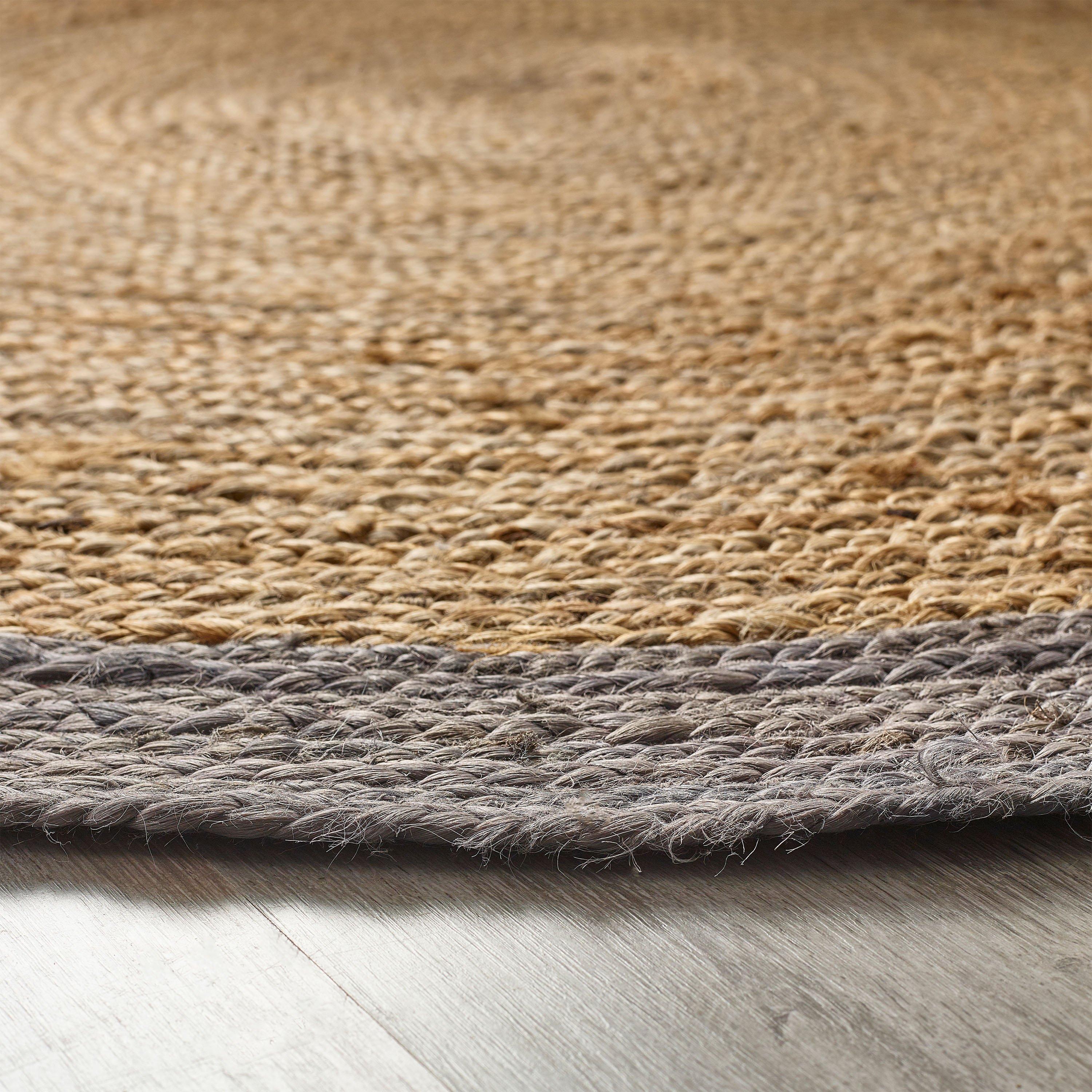 Grey - Origin - Jute Border Rug - 3
