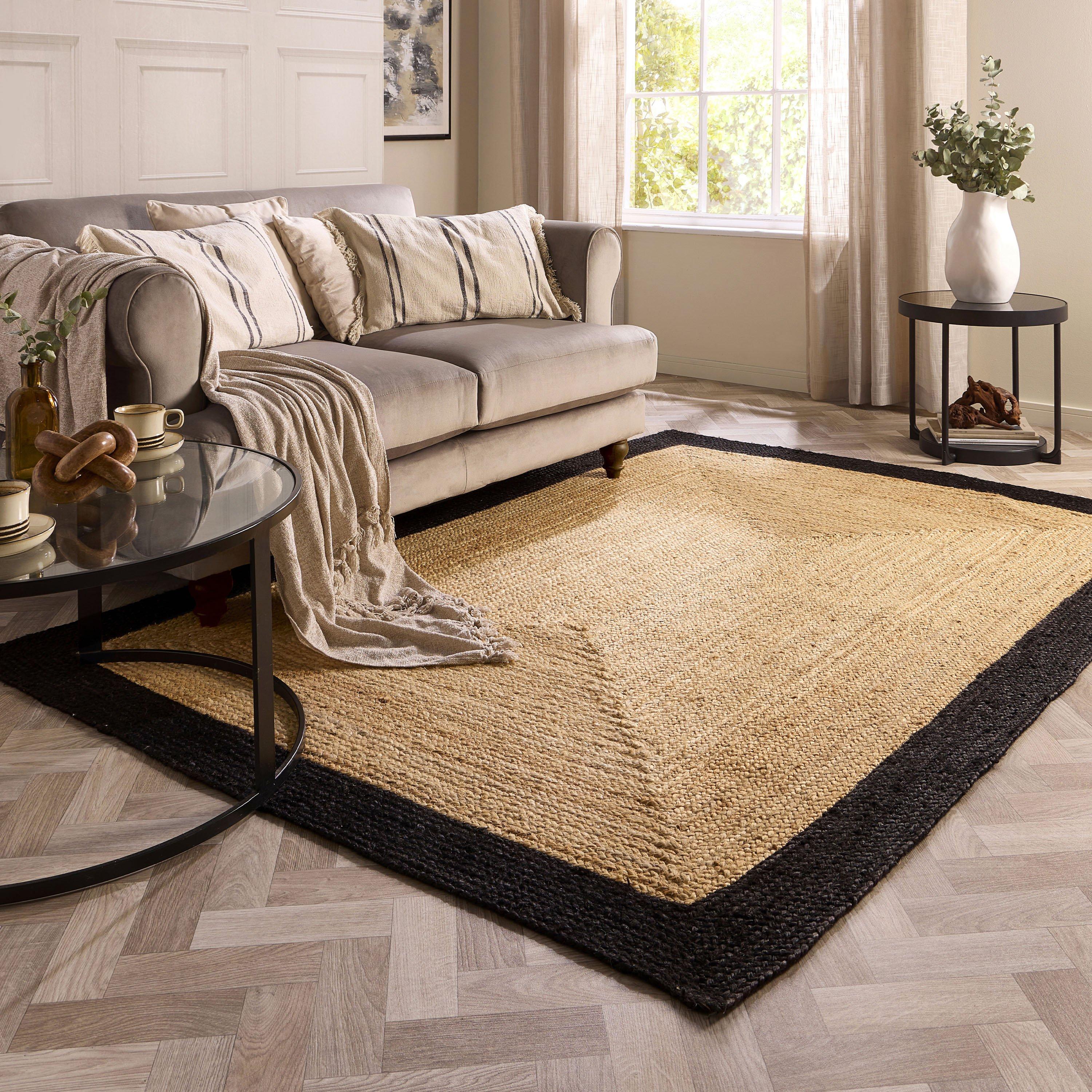 Jute Border Rug